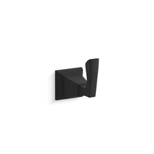 KOHLER KALLAN 1005-271-468 MATTE BLACK ROBE HOOK Wall R22084-BL NEW