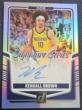 2024-25 Panini Donruss - Signature Series Kendall Brown #SS-KBP (AU)