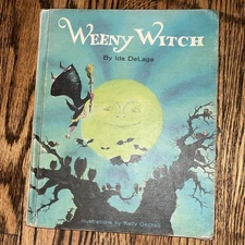 Weeny Witch Ida Delage Kelly Oechsli 1968 Ex Library Hardback VHTF Rare