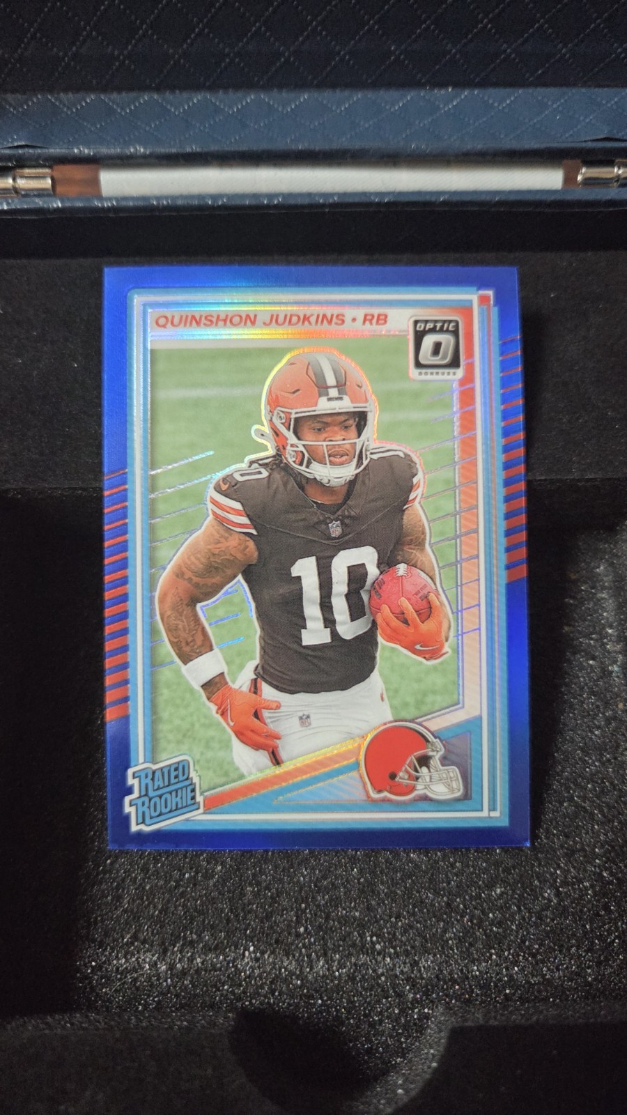 Quinshon Judkins 2025 Optic #252 Blue Rookie Numbered /249 Browns RC