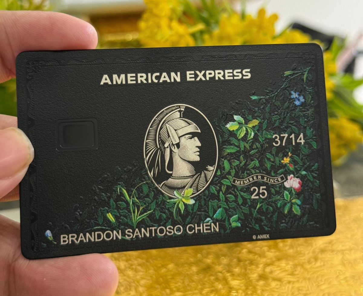 Amex Centurion 25周年スペシャルギフト RARE American Express Centurion Card Holders Black Leather Keyring