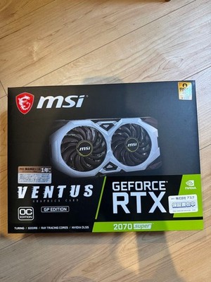 MSI GeForce RTX 2070 SUPER VENTUS GP OC 8GB GDDR6 Graphics Video Card W/Box
