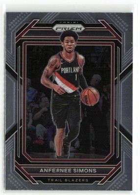 2022-23 Panini Prizm Anfernee Simons Portland Trail Blazers #46