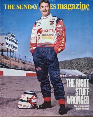 Vintage Sunday Times Magazine March 14th 1993 - The right Stuff Wronged