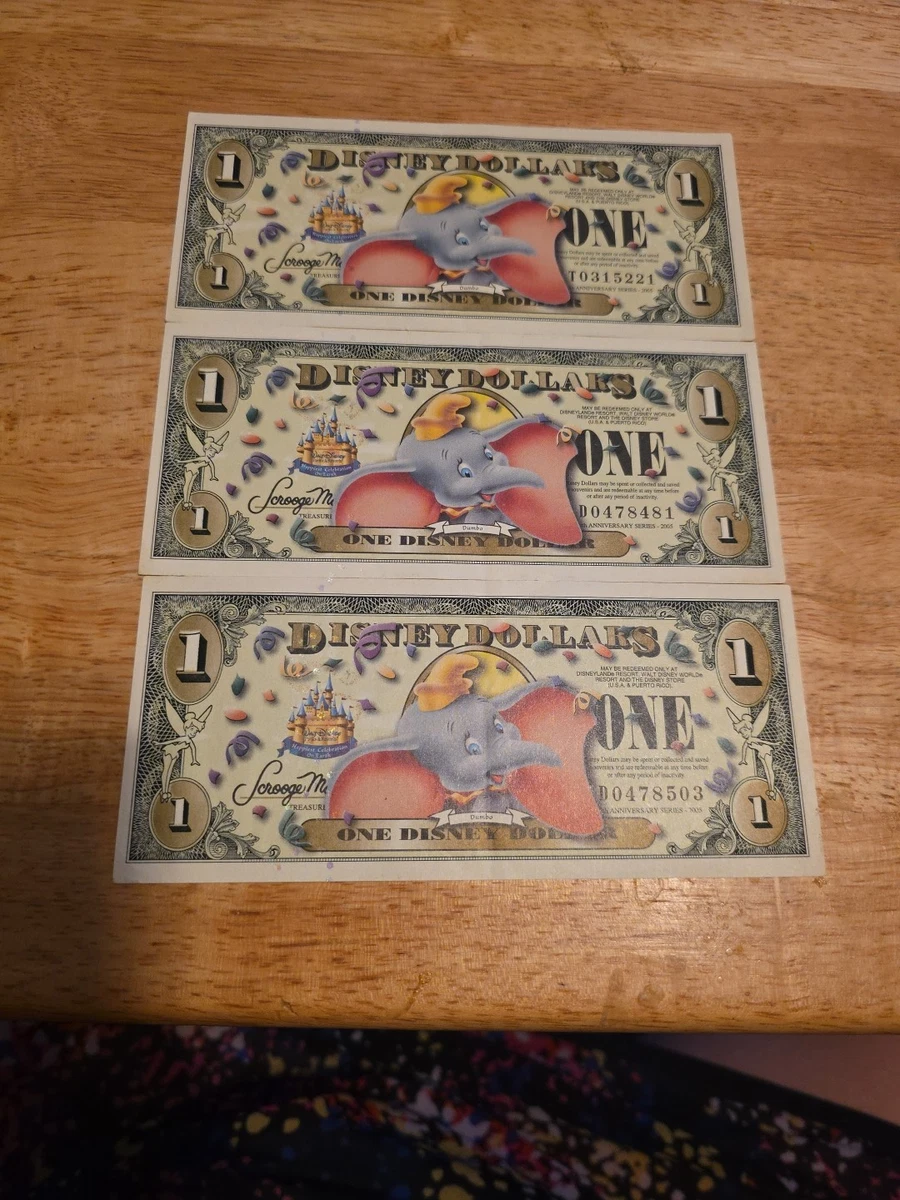 Dumbo Disney Dollars (1968-Now) for sale | eBay