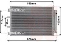 Kondensator Klimaanlage VAN Wezel 18005487 FüR Ford MAX Focus DXA CB7 CEU 3 2