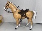 Vintage 1965 Marx Johnny West Thunderbolt Horse with Vintage Tack Complete Set