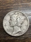 1929 Mercury Dime - Actual Silver Coin Shown Fine  Shape Same Day Shipping