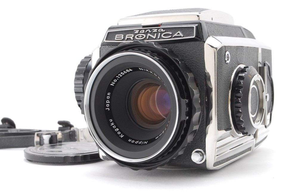Final Late [Near MINT] Zenza Bronica S2A Film Camera Nikkor-P 75mm Lens