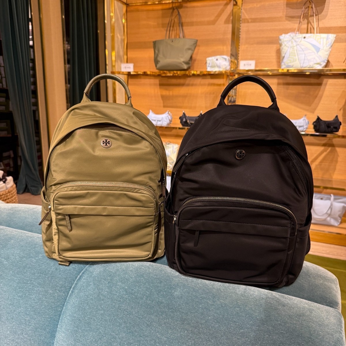 Tory Burch Nylon Backpack 173559 180311 Lightweight $350 | eBay