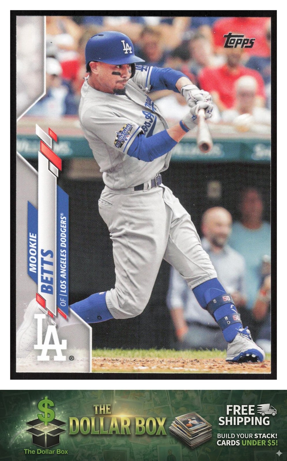 2020 Topps #420 Mookie Betts - Los Angeles Dodgers