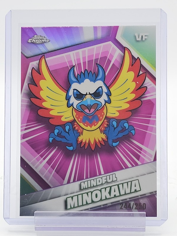 MINDFUL MINOKAWA 2026 TOPPS CHROME VEEFRIENDS PINK REFRACTOR #12 /250 Q4193