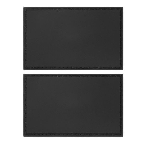 "2Er Pack Schwarze Flaggen AufnäHer 3.1\"X2\" FüR HüTe/RucksäCke Diy"-image