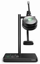 Yealink YEA-WH62DUAL-TEAMS Dual Ear DECT Wireless Touch Headset, 33-Foot Range