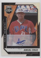 2021 Elite Extra Edition Prime Numbers A Signatures 12/200 Angel Cruz Auto 00em