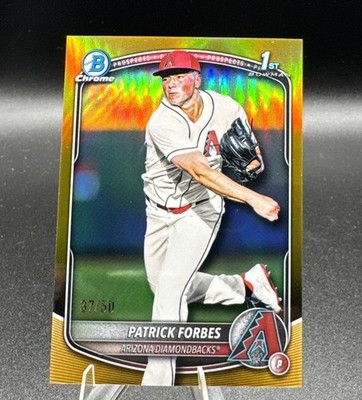 2025 Bowman Chrome Baseball Patrick Forbes 1st Bowman Gold Refractor /50 #BDC-89