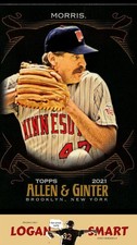 Jack Morris 2021 Topps Allen & Ginter X #349 Minnesota Twins SP