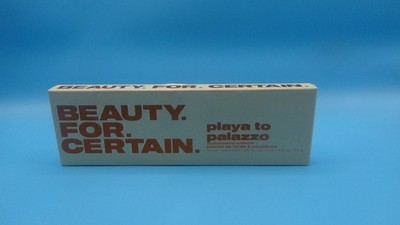 Beauty For Certain Playa to Palazzo Eyeshadow Palette Full Size NEW