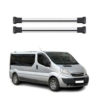 DachträGer GrundtäGer FüR Nissan Primastar 2001-2014 75Kg Aluminium Silber 2 Tlg