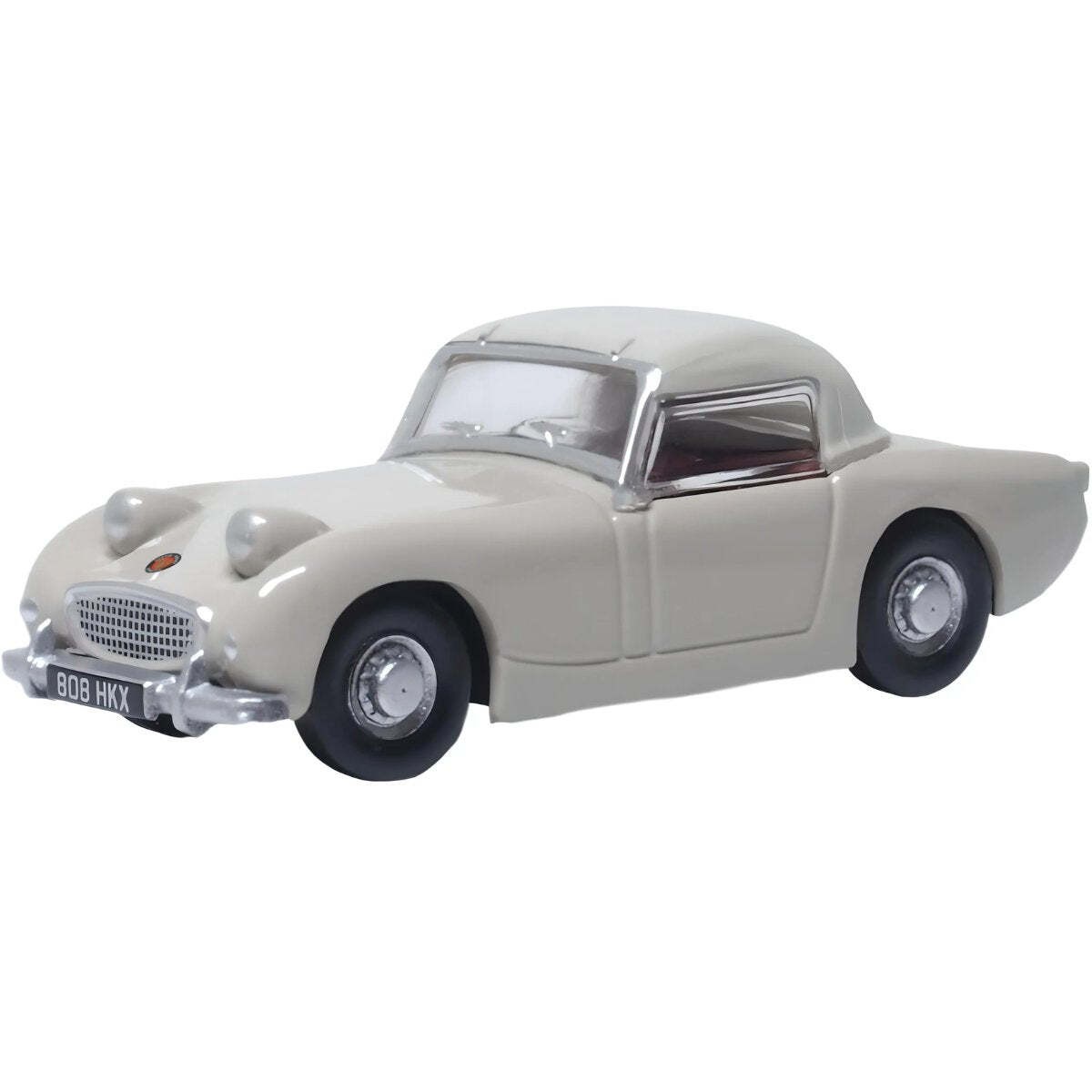 1:76 Scale Oxford Diecast Nevada Beige Austin Healey Frogeye Sprite Car OO Gauge