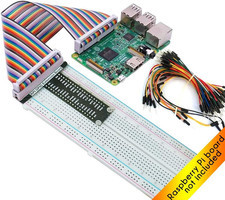 For Raspberry Pi GPIO Breakout, T-Type GPIO Expansion Board 830 Points Solderles