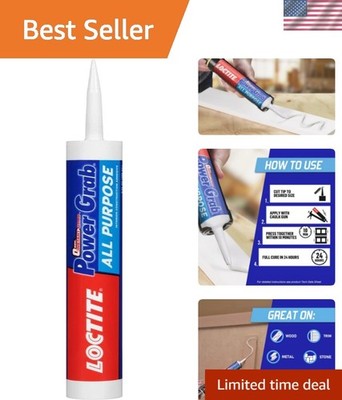 Power Grab Express: 9oz All-Purpose Construction Adhesive for Versatile Bonding