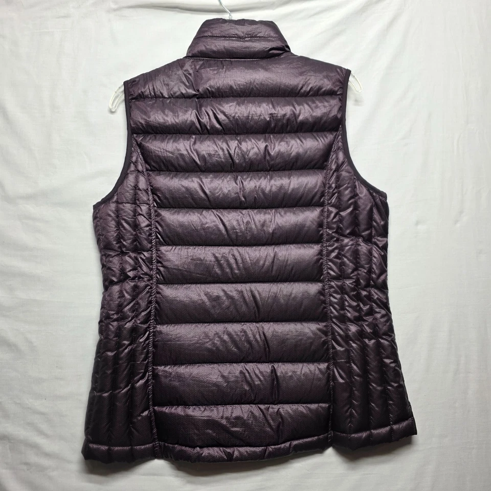 Chaleco impermeable 32 grados al calor berenjena púrpura ligero empaquetable - grande Foto 3 de 4