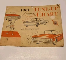 1961 P&D Tune Up Chart Manual
