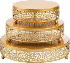 3 Pack Cake Stands, Metal Cake Stands, Dessert Display Cupcake Stands, Cupcake P