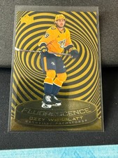 Ozzy Wiesblatt 2025-26 Upper Deck Series 2 Fluorescence Gold  005/150 F-11