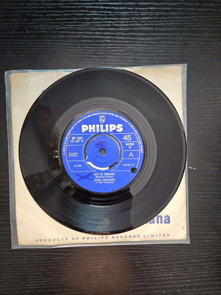 Dukes Noblemen - City Of Windows (BF 1691) VG+ Vinyl Record 7" - Image 3 of 4