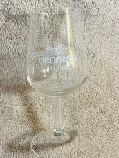 Hennessy Cognac TGIF Friday’s Tulip Shaped Stemmed Glass 