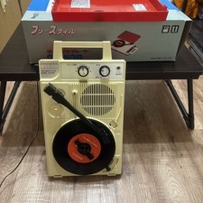 ANABAS GP  N3R Portable Record Player   Belt Replaced   Tested   With Box