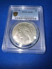 1927 D Peace Silver $1 *PCGS AU58 Choice About Uncirculated* Blast White Coin