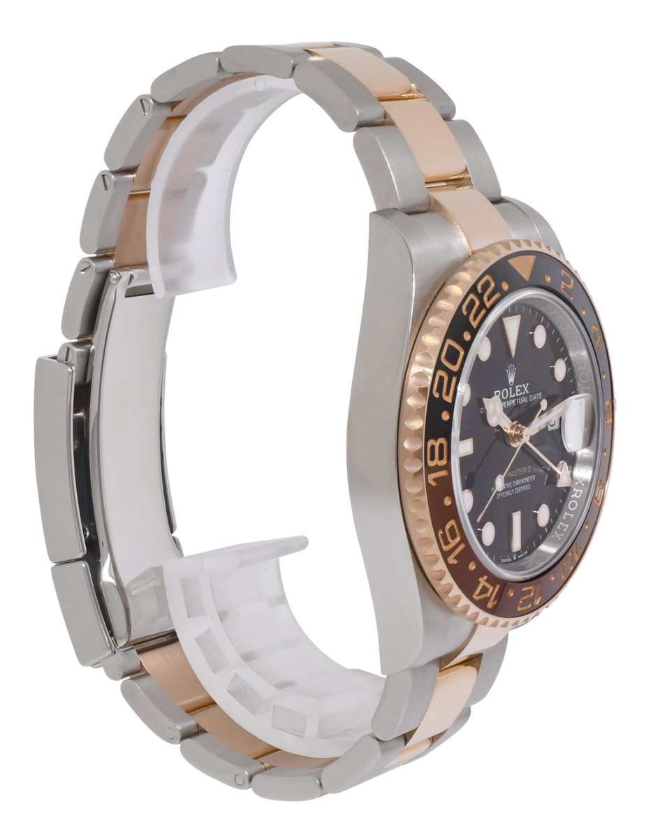 Rolex GMT-Master II Root Beer Ceramic 18k Rose Gold/Steel B/P '23