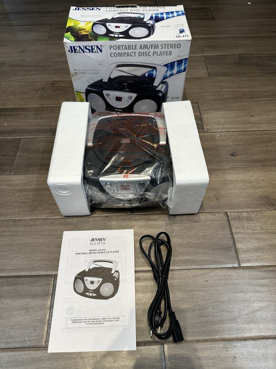 Jensen CD-472 CD/Radio Boombox for sale online | eBay