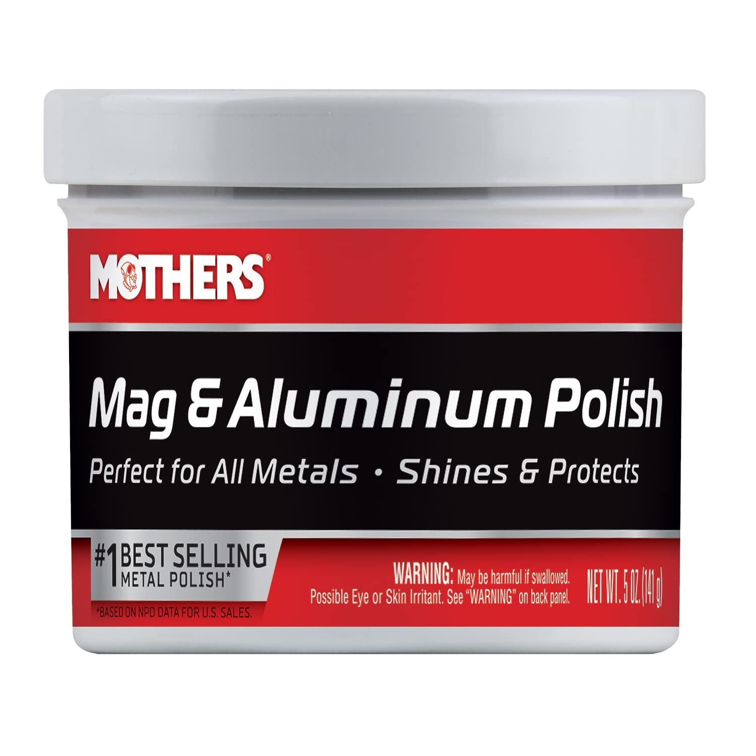 Mag & Aluminum Polish, 5 oz. — Brilliant Shine, Easy to Use, For All Uncoated...