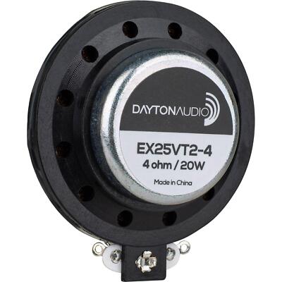 Dayton Audio EX25VT2-4 IMS? Vented 25mm Interchangeable Hardware Mount Exciter 2