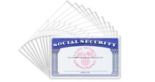 6 Pack Social Security Card Protector/Medicare Card Protector Sleeve/Social Card