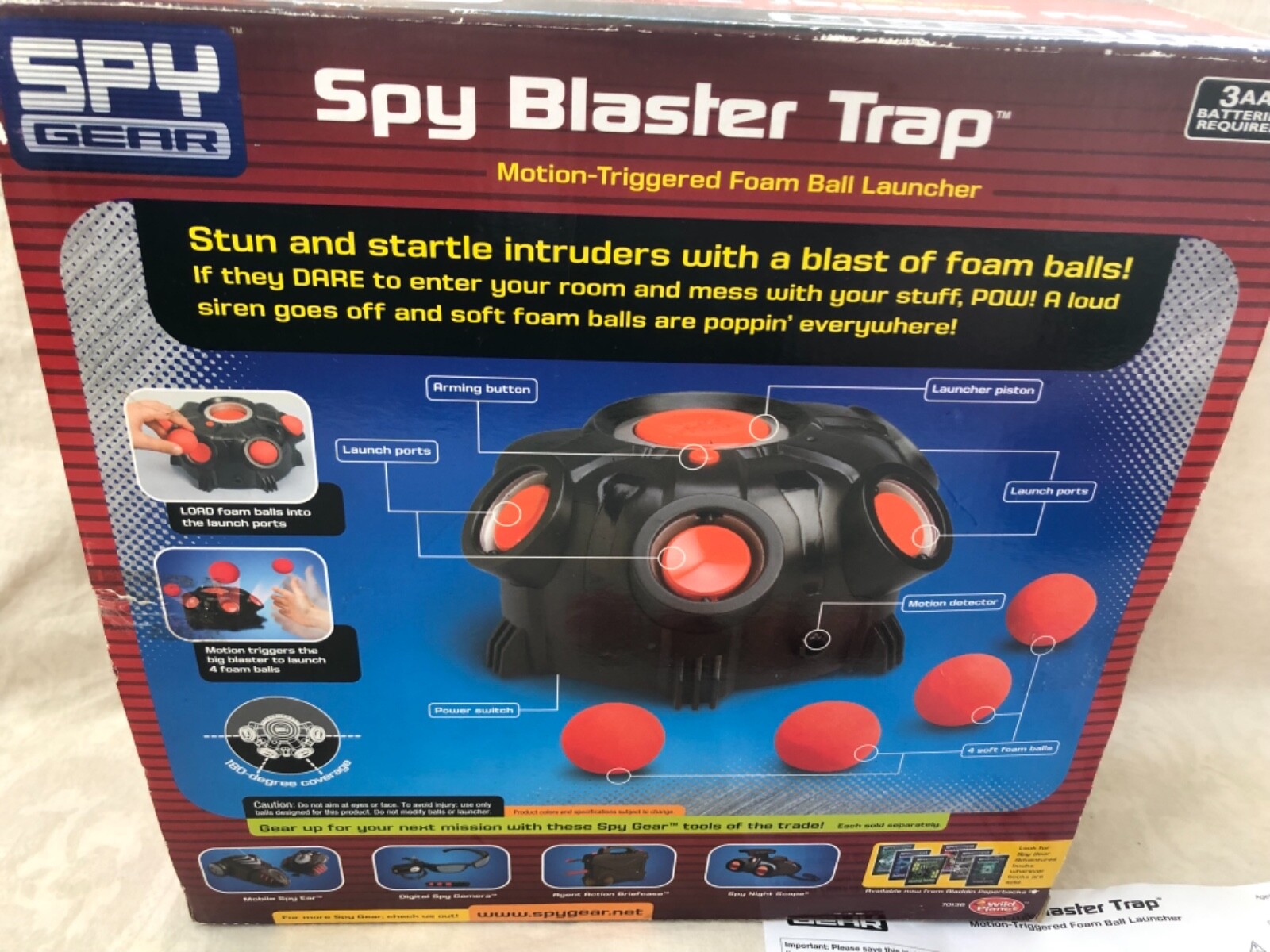 Spy Gear Spy Blaster Trap #70136 Wild Planet 2006 Target Exclusive