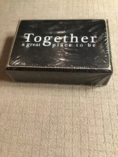 Together a great place to be - Word Wood Block Art 3”x3" Home Decor Art Sign