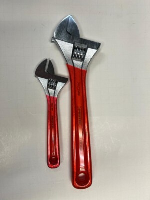 Proto 2 PC Cushion Grip Adjustable Wrench Set 6''&10'' J794GA
