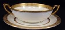 Royal Worcester Diana Cream Flat Cream Soup B...