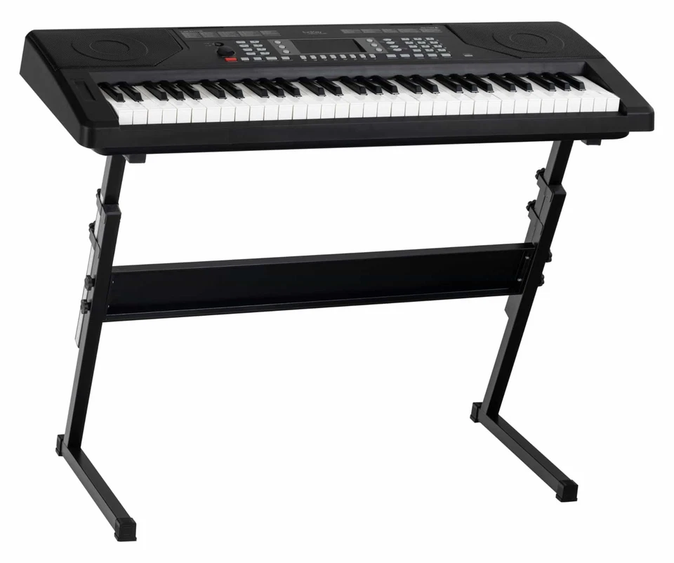 FunKey 61 Tasten-Keyboard mit Anschlagdynamik Inkl. Ständer mit Schraubsicherung - Bild 2 von 4