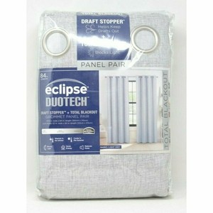 Eclipse DuoTech Draft Stopper Total Blackout 104" Grommet Panel Pair