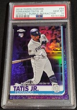 PSA 10 RC /175 FERNANDO TATIS JR PURPLE REF ⭐SSP ROOKIE 2019 Topps Chrome Update