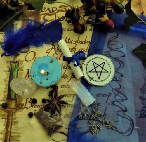 Haustier Heilung Zauber Kit Ritual Magie Hexerei Wicca heidnische handgefertigte Kerze - Bild 1 von 1