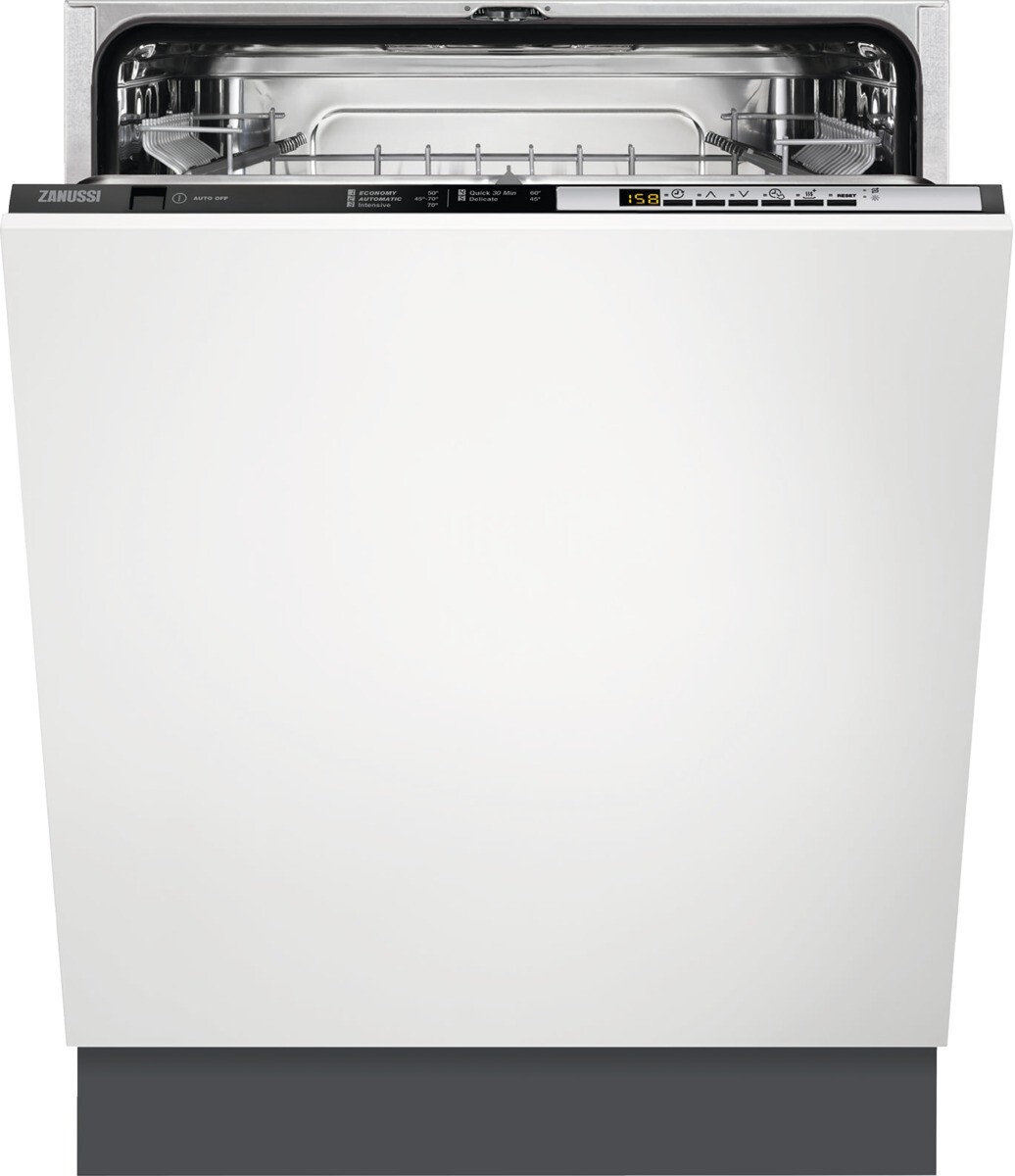 zanussi integrated dishwasher