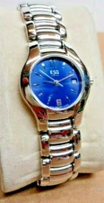 ESQUIRE ESQ Movado 100713 Swiss Quartz Stainless Steel Womens Bracelet Watch 