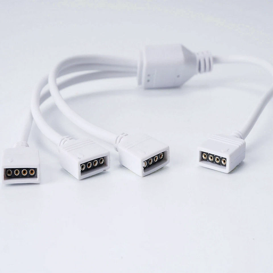 LED Strip Extension Cable Cord Splitter Connector 3528 5050 5630 RGB/W 4/5 Pin - Image 2 of 4